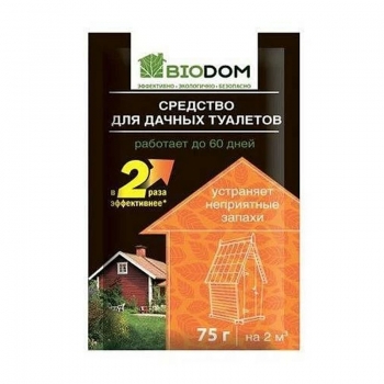 Средство для дачного туалета BIODOM 75 г