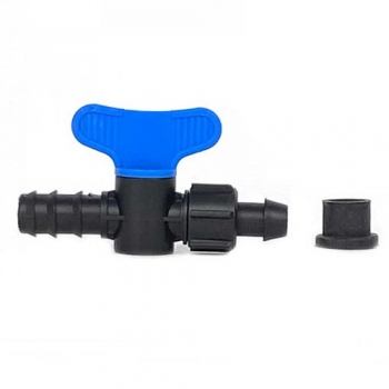 Кран стартовый с поджимом для трубки 16 мм Green Helper