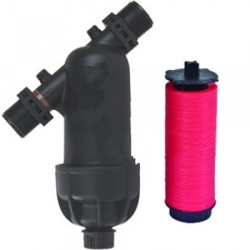 Фильтр дисковый 3/4&Prime; резьба наружная с двух сторон, 120 mesh Green Helper