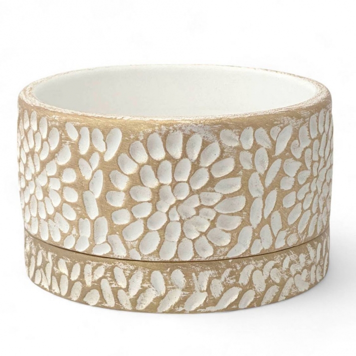 Горшок Астра Верано бел d12*h7см