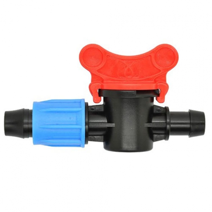 Кран стартовый с зажимной гайкой для труб Green Helper