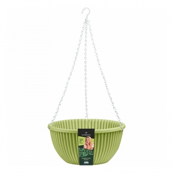 Кашпо подвесное Верде 6 л Фисташка (с подвесом)