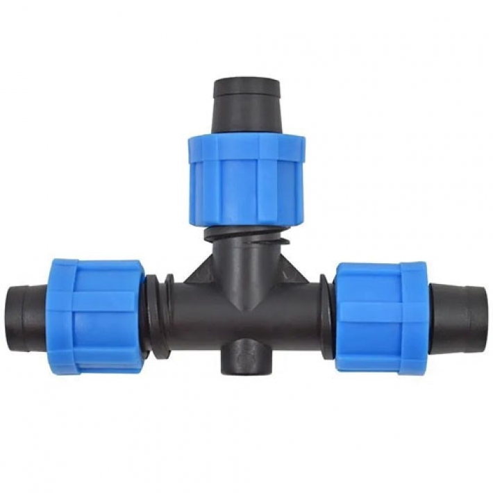 Тройник капельная лента х капельная лента х капельная лента  Green Helper