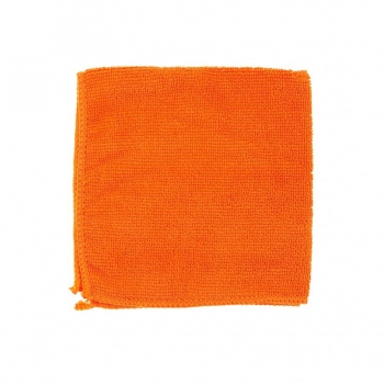 Салфетка универсальная Elfe из микрофибры, 300х300 мм, оранжевая